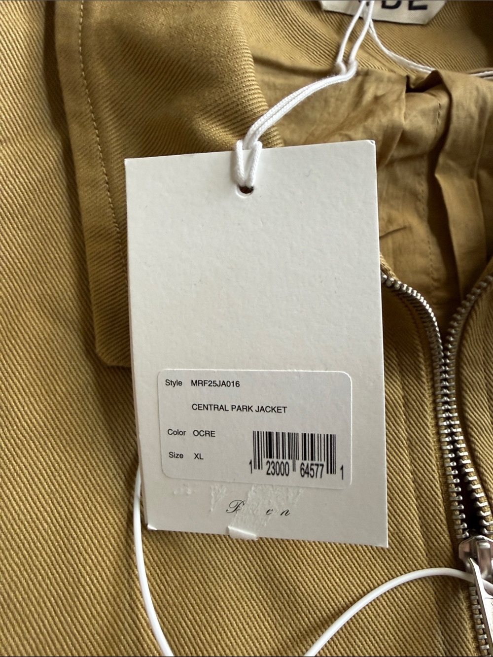 Men's Lightweight Tan Zip-Front Shirt Jacket - Picture 5 of 11